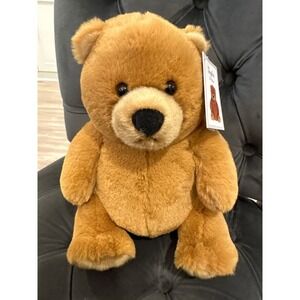 Aurora World Taylor the Bear Plush Toy Golden Brown Stuffed Animal 9in